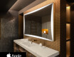 Bathroom LED Lighted Mirror SMART L77 Apple