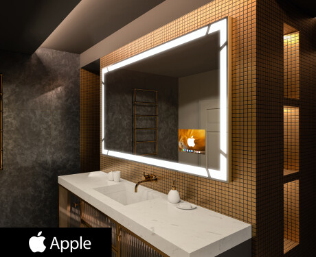 SMART Illuminated Bathroom Mirror L126 Apple #1