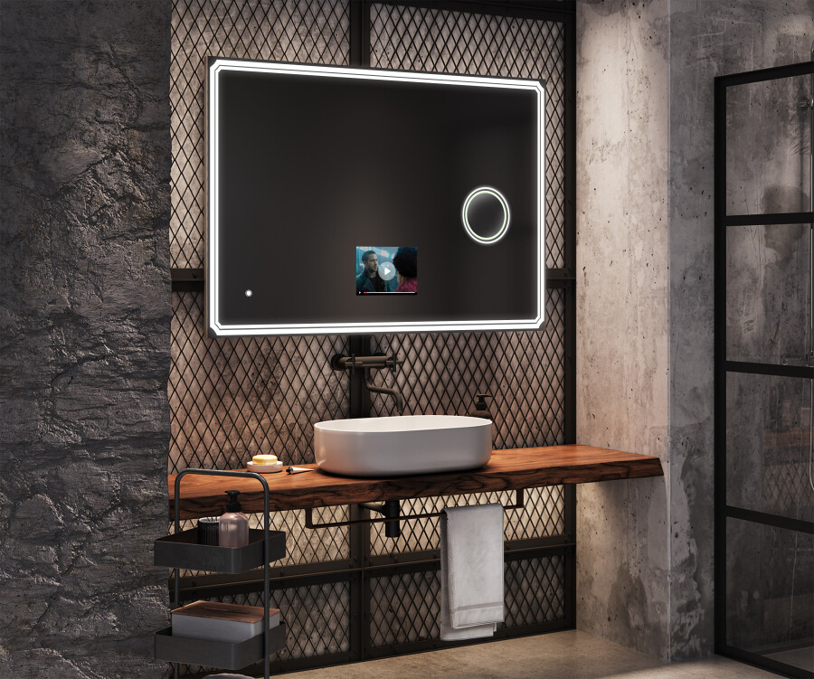 artforma bathroom led lighted mirror