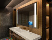 Smart Google Illuminated Bathroom Mirror LED Lighting L02 #1