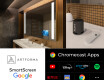 Smart Google Illuminated Bathroom Mirror LED Lighting L02 #4