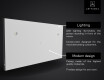 SMART Illuminated Bathroom Mirror L47 Samsung #6