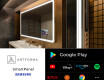 Bathroom LED Lighted Mirror SMART L136 Samsung #2
