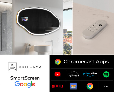 Irregular Magic Mirror LED Lighted O222 Google #2