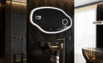 Irregular Magic Mirror LED Lighted O222 Google