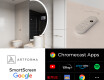 Semi-Circular Magic Mirror LED Lighted A222 Google #2