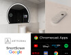 Semi-Circular Magic Mirror LED Lighted W223 Google #2