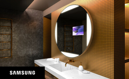 SMART Round Bathroom Mirror LED L116 Samsung