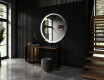 SMART Round Bathroom Mirror LED L156 Samsung #5