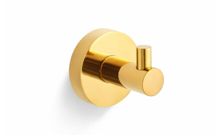 CLASSIC—Single Towel Hook / Shiny Gold
