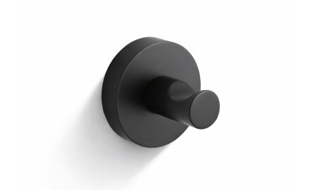 CLASSIC—Single Towel Hook / Matte Black