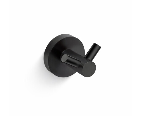 CLASSIC - Double Towel Hook / Matte Black