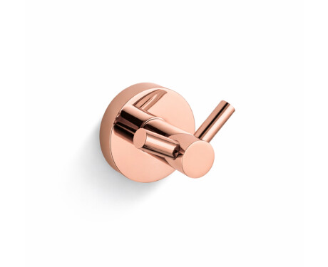 CLASSIC—Double Towel Hook / Rose Gold Gloss