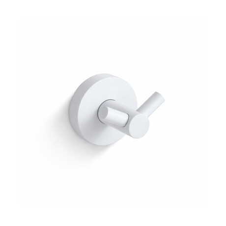 CLASSIC - Double Towel Hook / Matte White #1