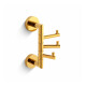 CLASSIC - Towel Hook / Triple Swivel / Shiny Gold #1