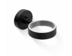 CLASSIC—Cup holder 80.003/003.1, soap dish 80.004/004.1 / matte black / * glass sold separately