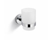 CLASSIC—Cup Holder / Chrome, Frosted Glass