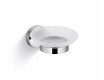 CLASSIC - Soap Dish / Chrome, Frosted Glass