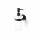 CLASSIC - Liquid Soap Dispenser / Frosted Glass / Matte Black #1