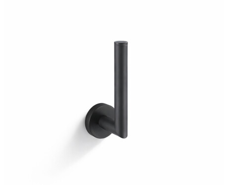CLASSIC—Spare Toilet Paper Roll Holder / Matte Black