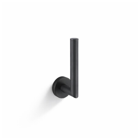 CLASSIC—Spare Toilet Paper Roll Holder / Matte Black #1