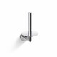 CLASSIC—Toilet Paper Holder with Rosette for a Spare Roll / Chrome #1