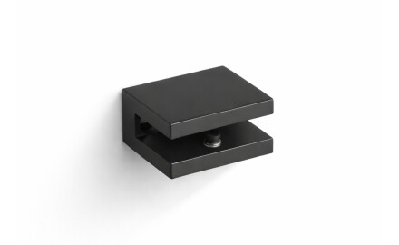 CLASSIC - Bracket/clamp for glass shelves 07.80160/50/40/30 - 2 pcs. / matte black