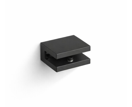 CLASSIC - Bracket/clamp for glass shelves 07.80160/50/40/30 - 2 pcs. / matte black