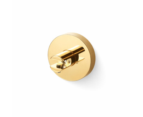 CLASSIC—Bracket with rosette for glass shelves 07.80160/50/40/30—2 pcs. / glossy gold