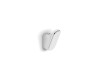 MILANO/NEXT—Single towel hook / chrome