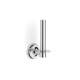 MONACO—Toilet Paper Holder with Rosette for a Spare Roll / Chrome #1