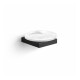 KOBE Soap Dish / Matte Black, Frosted Glass #1