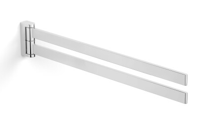 MILANO—Towel Rack / Double-Arm, Adjustable / Chrome