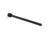MEGAN - Towel Rack / Single, Vertical / Matte Black