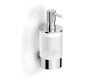 MEGAN - Liquid Soap Dispenser / Chrome, Frosted Glass