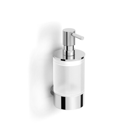 MEGAN - Liquid Soap Dispenser / Chrome, Frosted Glass #1