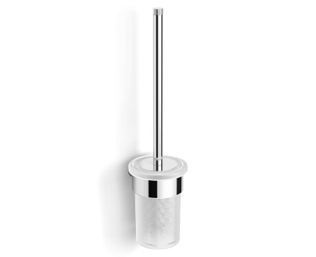 MEGAN - Wall-mounted toilet brush / chrome