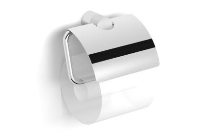 MEGAN - Toilet Paper Holder / with Cover / Chrome