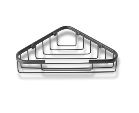 Corner Soap Dish 19x19x6 / Matte Black