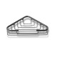 Corner Soap Dish 19x19x6 / Matte Black #1