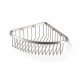 Corner basket 20x20x9 / brushed steel #1