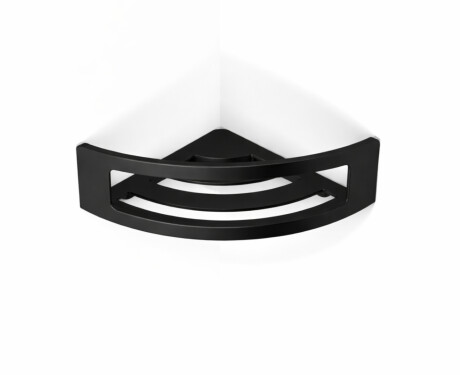 Basket - Corner Shelf 16x16x8 / Matte Black