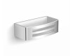 Basket 22x11x6 / white plastic liner / polished steel