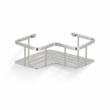 Basket - corner shelf 20x20x7 / brushed steel #1