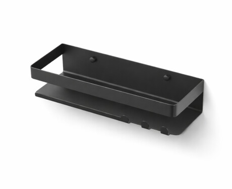 Basket - bathroom shelf 30.6 x 11.2 x 6.8 / matte black