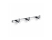 Towel rack - 3 towel hooks / chrome
