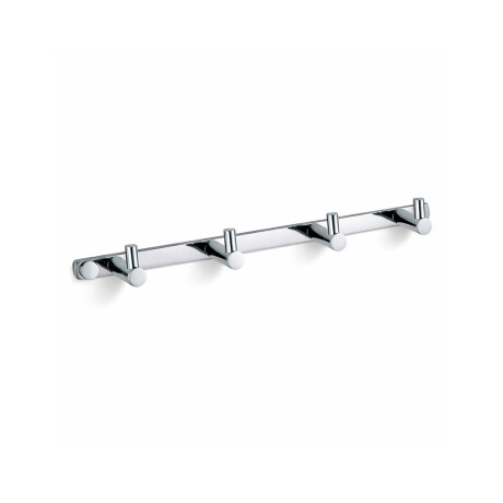 Towel rack - 4 towel hooks / chrome #1