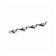 Towel rack - 4 double towel hooks / chrome #1