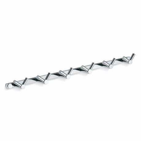 Towel Rack - 6 Double Towel Hooks / Chrome #1
