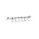 Towel bar - 6 sliding towel hooks / chrome #1